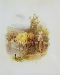 El joven pastor de vacas
